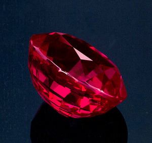 13.21ct Burma Mogok Ruby side view