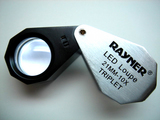 Rayner LED Triplet Loupe ライトオン　表