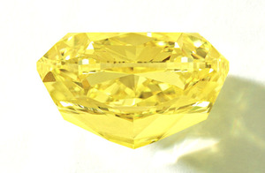 77.77ct Fancy Vivid Yellow VS2