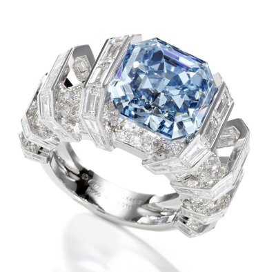 8.01ct Fancy Vivid Blue VVS1