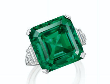 18.04ct Colombian Emerald Diamond Ring by YARD