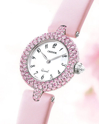 Gimel watch pink diamonds