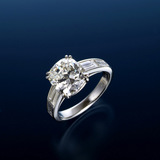 3ct Cushion Ring