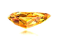 14.82ct Fancy Vivid Orange VS1 side view