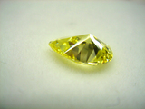 1.5ct size Fancy Vivid Yellow pavilion