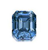 6.04ct EM Fancy Vivid Blue IF